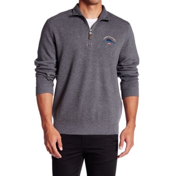 NWT Tommy Bahama Aruba Quarter Zip Pullover - Picture 1 of 7
